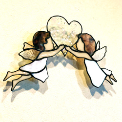 ステンドグラス パネル『ダリア~dahlia~』 フォトフレーム・写真立て