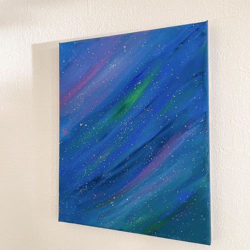 絵画 アクリル画 アート 星 (星屑) 絵画 すみなな 通販 16966636