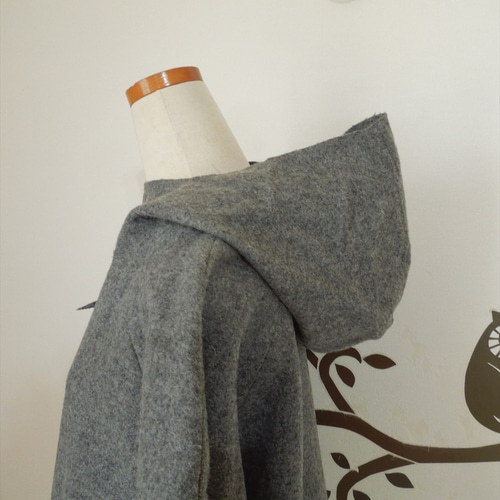 bighug Burelライダーズフーディジャケット●グレー bighug Burelライダーズフーディジャケット○グレー コート holy