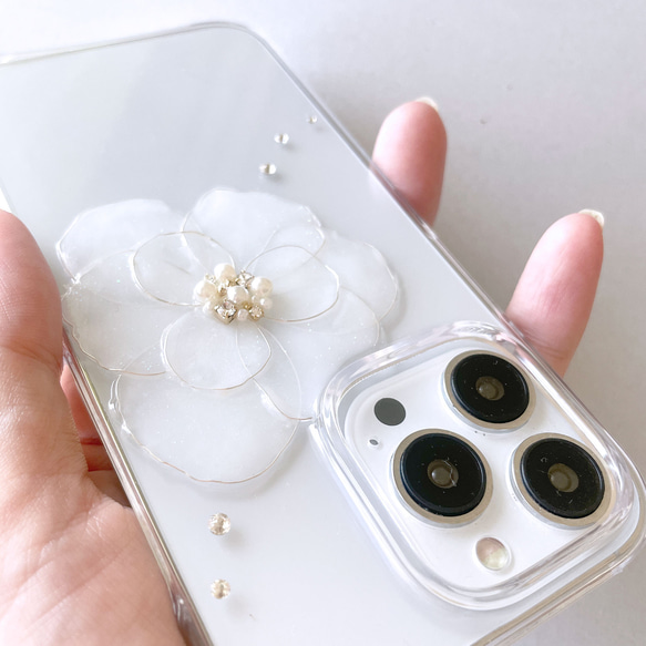 全機種対応❤️ iPhone16pro iPhone15 ホワイトカメリア