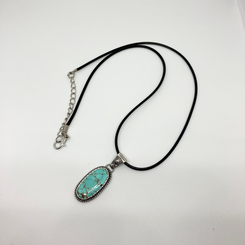 ハンドメイドのターコイズトップ　インディアンジュエリー風　ナンバーエイト 1点もの） Number Eight #8 ナンバーエイト ターコイズ