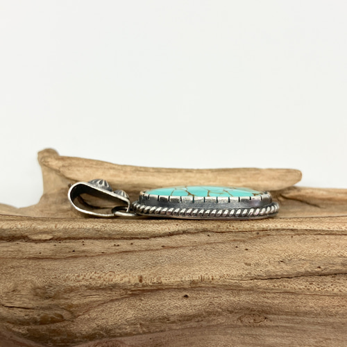 ナンバーエイト ターコイズ トルコ石 シルバー ネックレス ペンダント