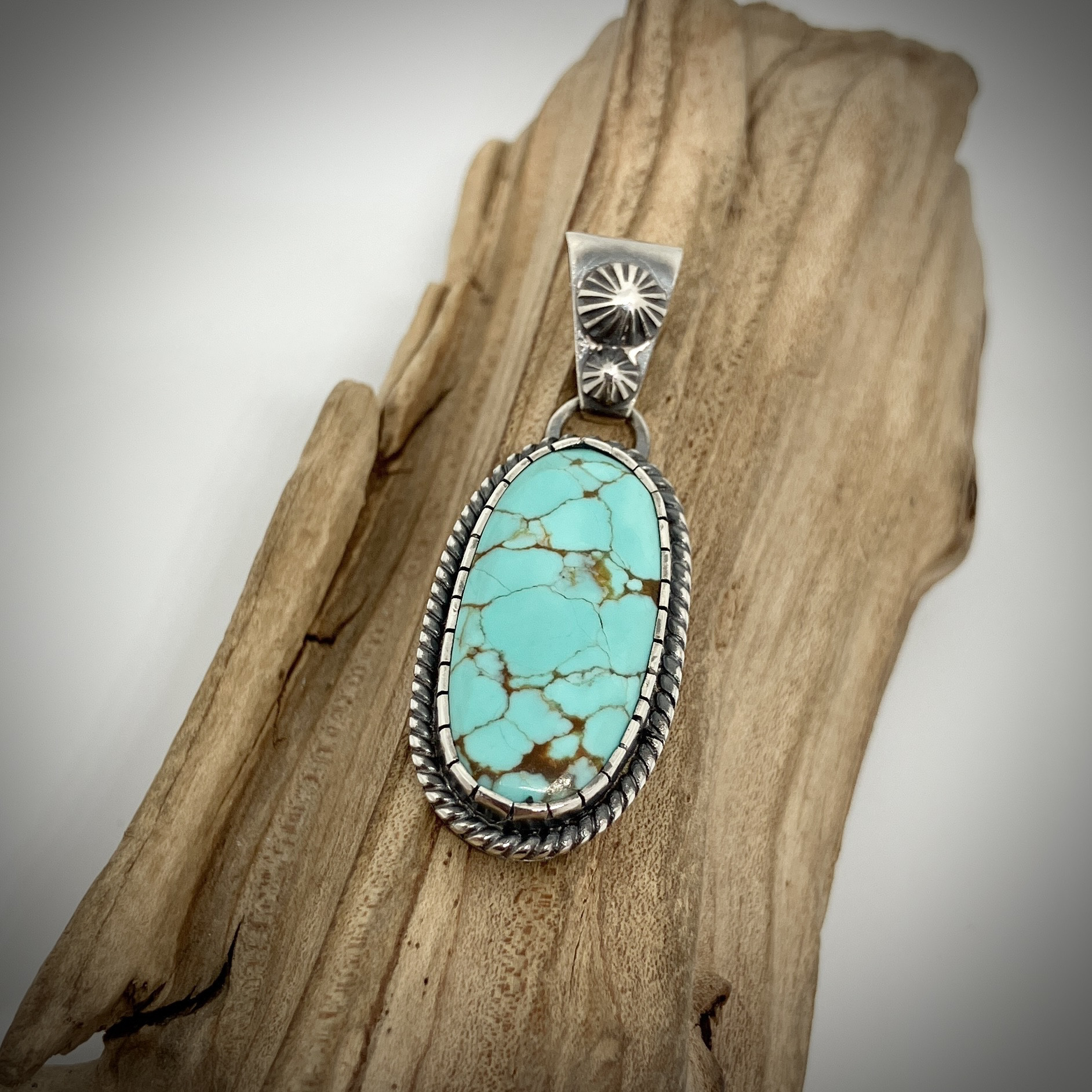 専用　彫金 99 ネックレス モダンネイティブ ターコイズ