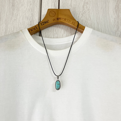 ナンバーエイト ターコイズ トルコ石 シルバー ネックレス