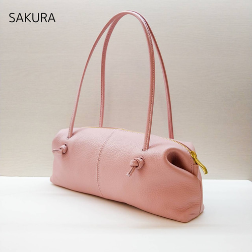 イタリア牛革】ロープハンドルバッグ〈7色展開〉 イタリア牛革