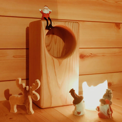 【癒しのサウンド】天然木 スマホスピーカー S 4枚目の画像