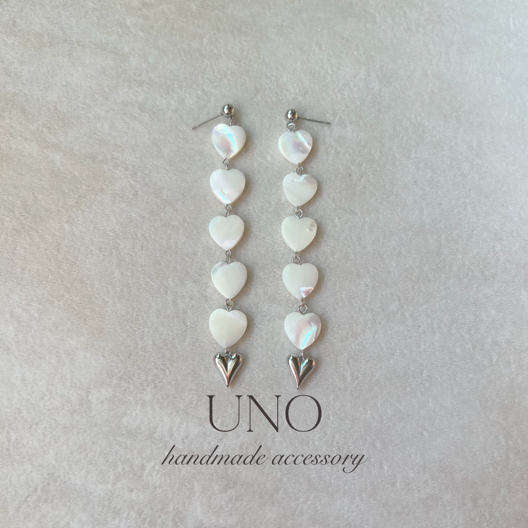 shell heart (silver)