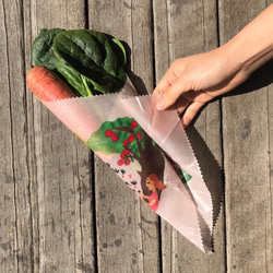 のこり染エコラップ（オーガニックコットン） 2枚目の画像