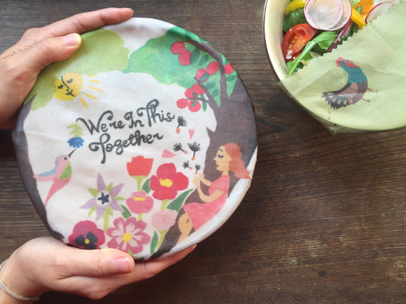 のこり染エコラップ（オーガニックコットン） 1枚目の画像