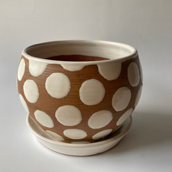 陶製植木鉢「律」part7Lサイズ 2枚目の画像