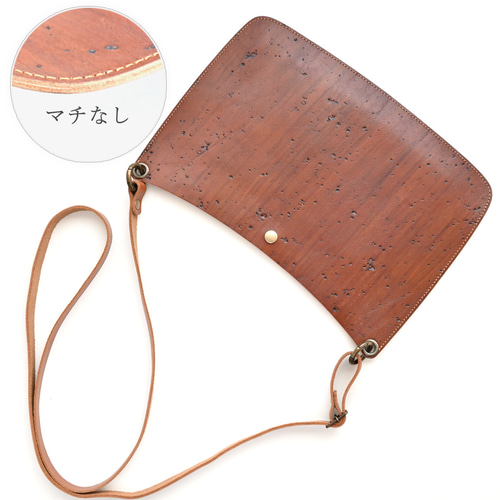サコッシュ 【 木目 アンティーク調 】 革 レザー バッグ
