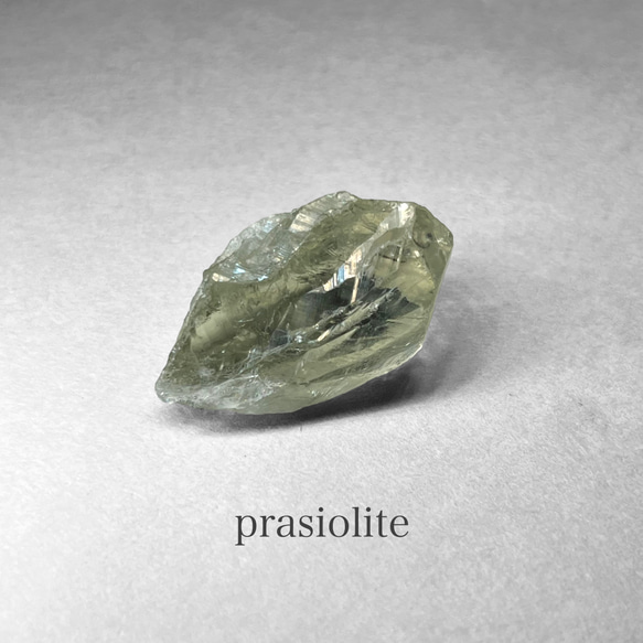prasiolite：green amethyst / プラジオライト：グリーンアメジスト K 1枚目の画像