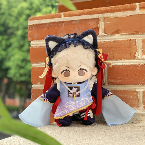 6点セット ミニ洋服 20cm 着せ替えぬいぐる服 漢服 中国のゾンビ