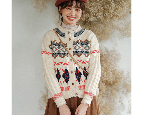 EPOCA　 ショートニットジャケット セール】 【La maglia】 ショートニットジャケット （ノーカラー