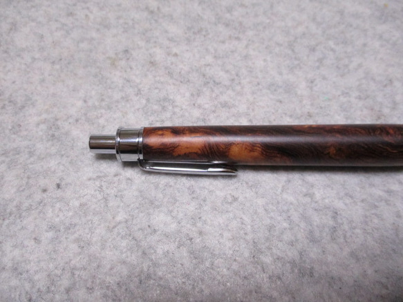 ローズウッドバール　キヌカオイル仕上げ　木軸シャープペンシル(ボールペン)　　　 6枚目の画像