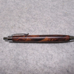 ローズウッドバール　キヌカオイル仕上げ　木軸シャープペンシル(ボールペン)　　　 4枚目の画像