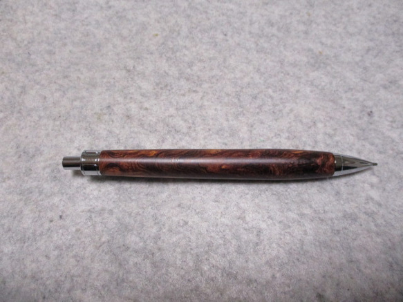 ローズウッドバール　キヌカオイル仕上げ　木軸シャープペンシル(ボールペン)　　　 3枚目の画像