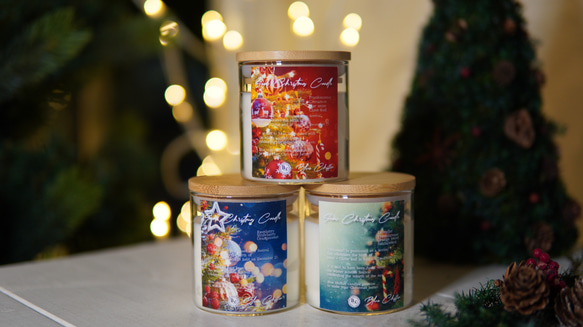 Bath & Body Works アロマキャンドル クリスマスの香り3種セット