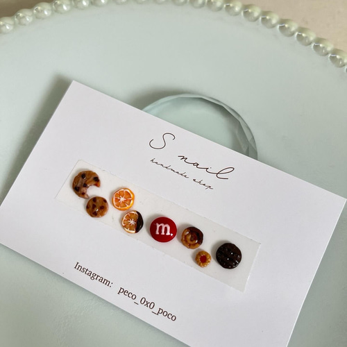 3Dネイルパーツ スイーツ バレンタイン ネイルチップ（つけ爪） S nail