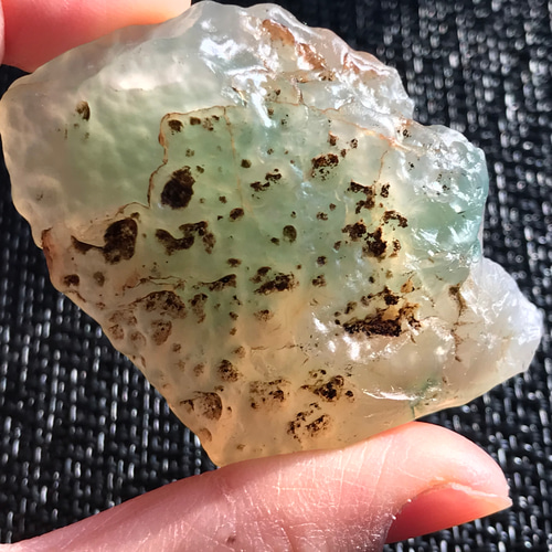 ゴビ石−1186 ゴビ瑪瑙原石 緑