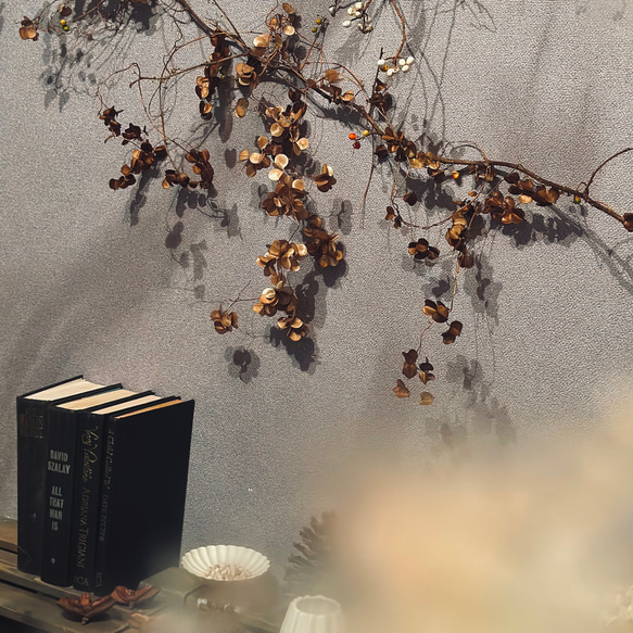 【ドライフラワー壁飾り】枝物を楽しむ　暮らしを豊かに 3枚目の画像