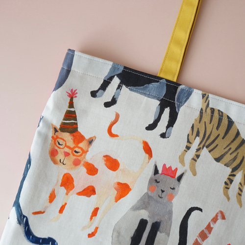 復刻】エコバッグ/トートバッグ☆おすまし猫☆2月22日猫の日/ニャン