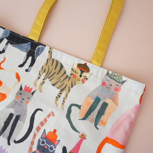 復刻】エコバッグ/トートバッグ☆おすまし猫☆2月22日猫の日/ニャン