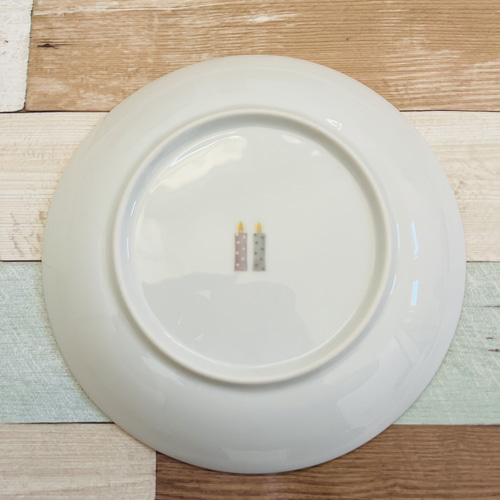 未使用Williams Sonoma クリスマスデザイン プレート 4枚セット クリスマスプレート クリスマス ポーセラーツ 中皿 ポーセラーツサロン