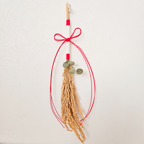 送料無料☆お正月飾り⑤ スワッグ ハンドメイド レッスンバッグ きゃら  