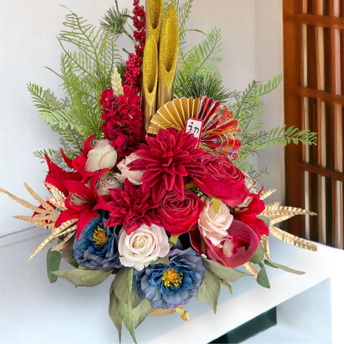 てづくり 門松 門松アレンジ しめ飾り 正月玄関飾り 竹 迎春飾り 正月