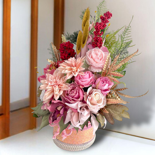 門松 しめ飾り 門松アレンジ 正月アレンジ 松竹梅 竹飾り アート