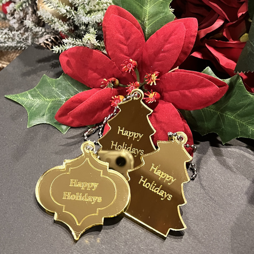 クリスマスツリー　キーホルダー クリスマス ビーズキット クリスマスツリーとリースの