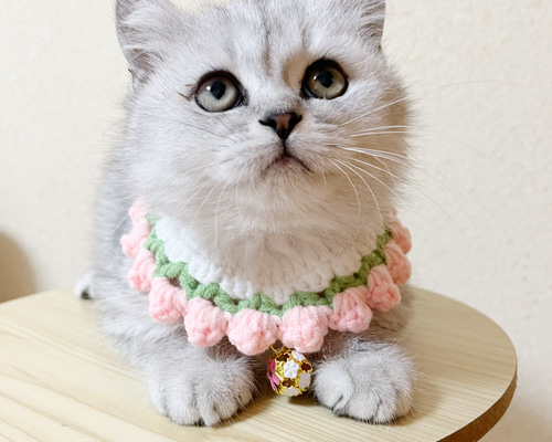 幅広シュシュ、スチームパンク(ダークグレー)わんちゃん猫ちゃん用 幅広シュシュ、スチームパンク(ダークグレー)わんちゃん猫ちゃん