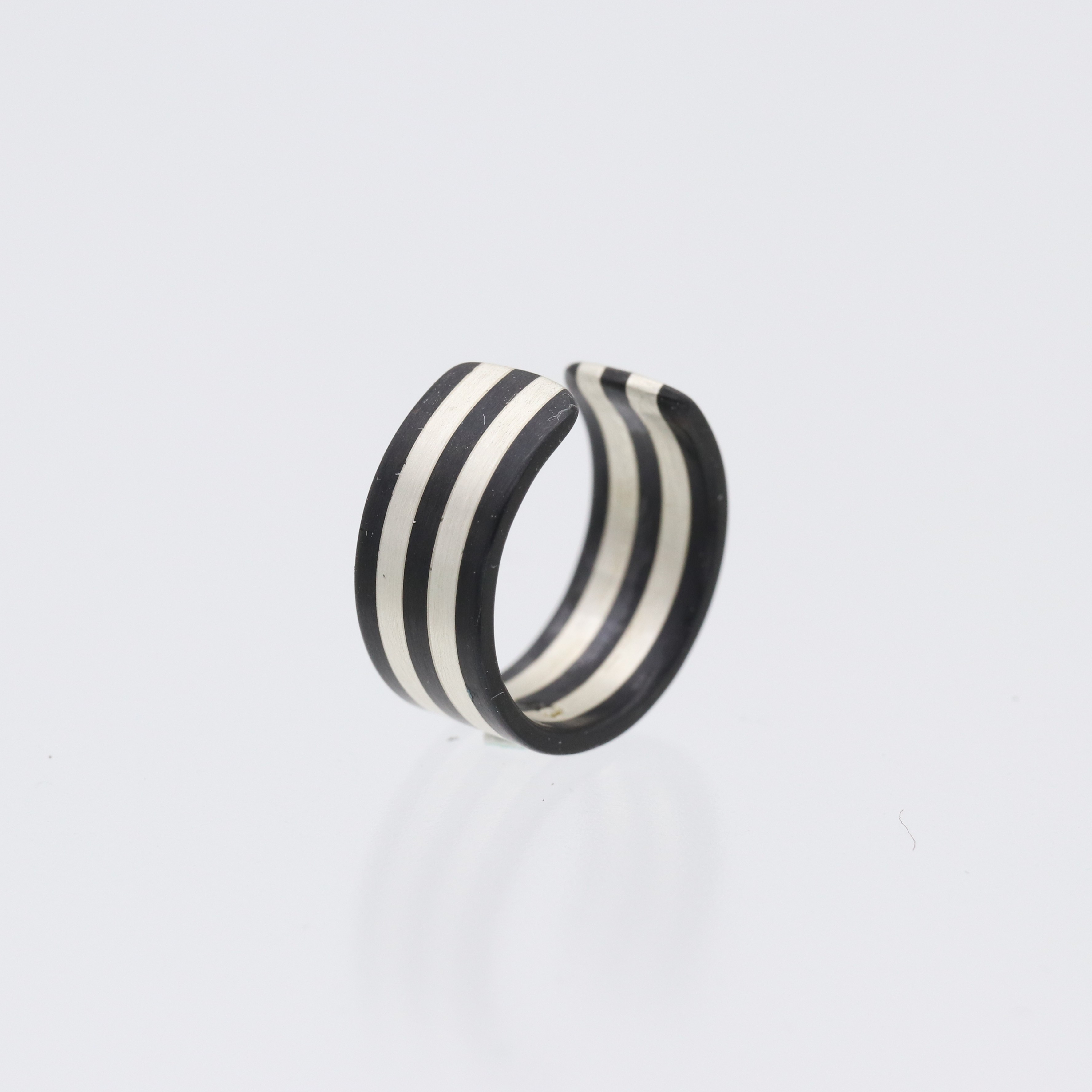 色金イヤーカフ 赤銅✕銀