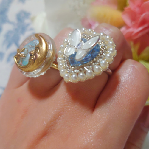 ゆめゆんさん　ブルーのリング ゆめゆんさん ブルーのリング ゆめゆんさん ブルーのリング blue stone