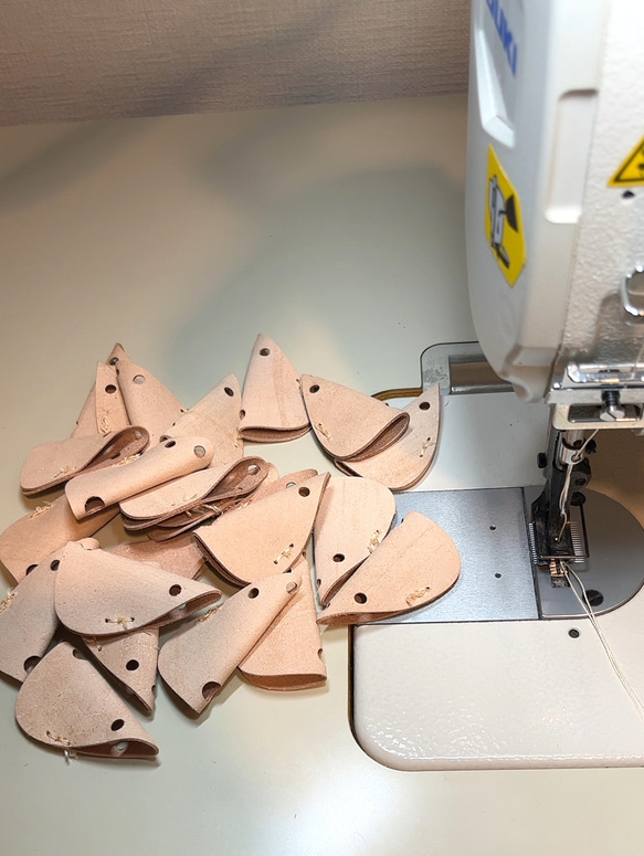 ばねじゃらし用 交換おもちゃ 本革ネズミ 7枚目の画像