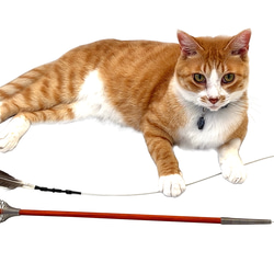 ばねじゃらし用 交換おもちゃ 本革ネズミ 8枚目の画像