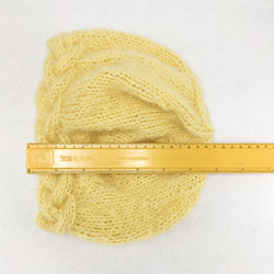 手編みのベレー帽　A231207 6枚目の画像