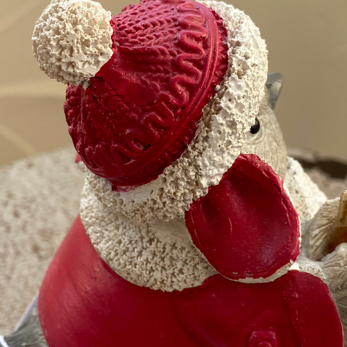 玄関 welcome 》Xmas ノエル スキーバード サンタクロース