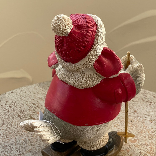 玄関 welcome 》Xmas ノエル スキーバード サンタクロース