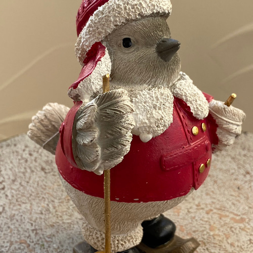 玄関 welcome 》Xmas ノエル スキーバード サンタクロース