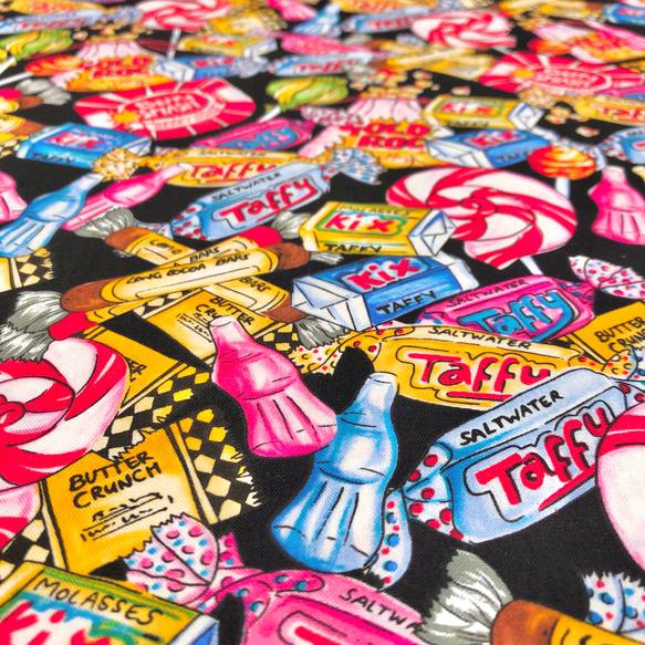 【限定】カットクロス　USAコットン　Timeless Treasures Facrics　CANDY 1枚目の画像