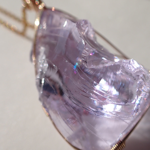 希少！☆アンダラ☆ラベンダー アンダラクリスタル 女神巻き®︎アンダラクリスタル《ラベンダー》のペンダント