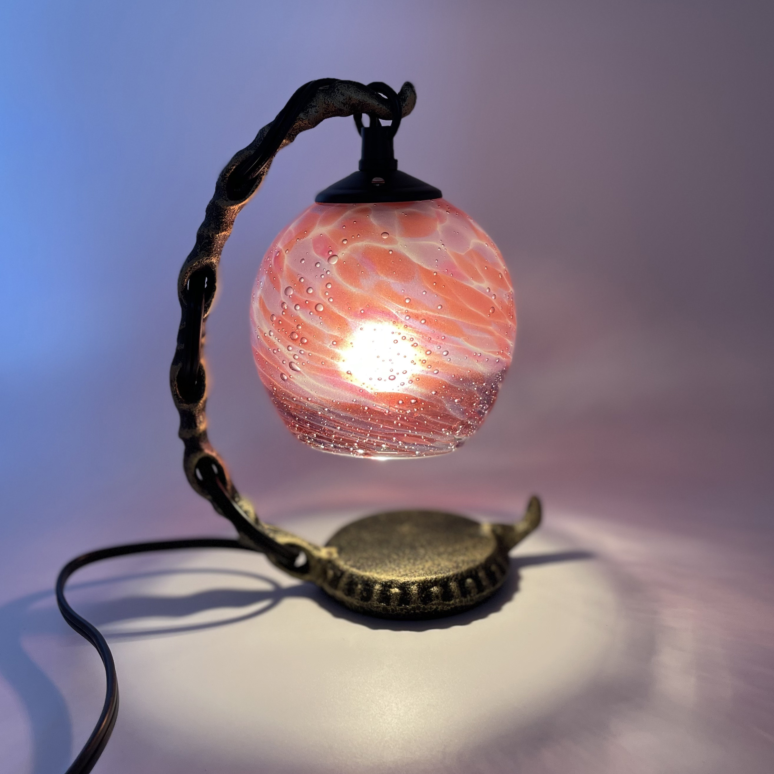 オリジナルガラスランプ（cherry blossoms)