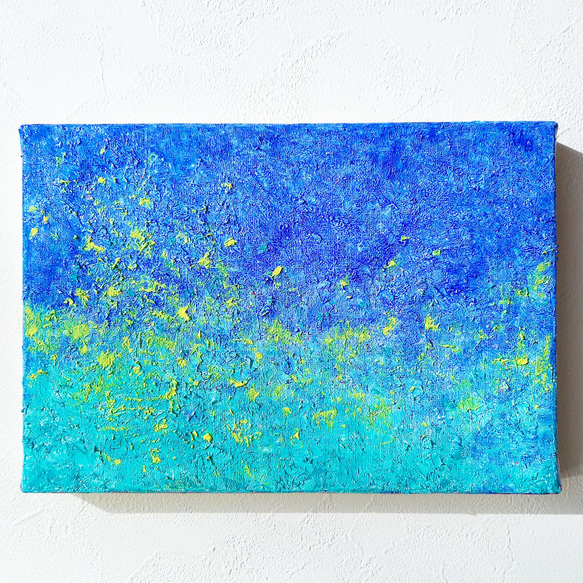 油絵　大自然 油絵 想い出の色 絵画 ICHI 通販 16970396｜Creema(クリーマ)