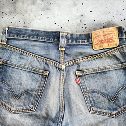 刺し子パッチワークデニムパンツ EURO Levi's501 W34 14枚目の画像