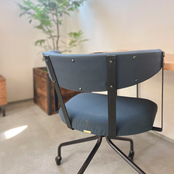 ＼送料無料／[S.C Chair]背もたれチェア 勉強椅子 ダイニング チェア 椅子 アイアン 無垢材 -106_c- 10枚目の画像