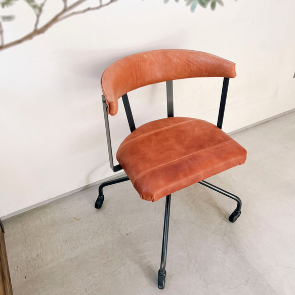 ＼送料無料／[S.C Chair]背もたれチェア 勉強椅子 リモート ダイニング アイアンチェア 椅子 -106_l- 3枚目の画像