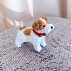 ジャックラッセルテリア　ミニチュア　犬　フィギュア　置物　オブジェ 4枚目の画像