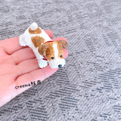 ジャックラッセルテリア　ミニチュア　犬　フィギュア　置物　オブジェ 8枚目の画像